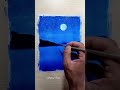 Easy landscape drawing with acrylic colour  raghu arts