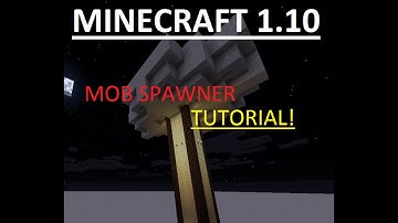 Minecraft 1.10: Mob Spawner (Quick Tutorial)