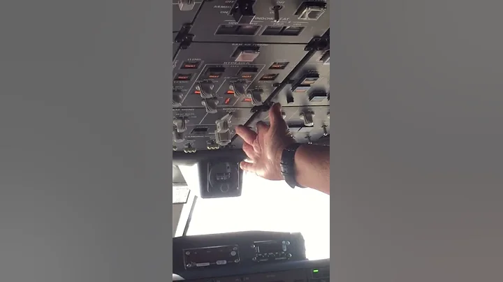 Boeing test pilot Heather Ross explaining cockpit ...