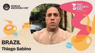 Thiago Sabino, Brazil | 2025 World Brewers Cup Championship | Day 2 Round 1