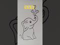 Easy elephant art 🐘🐘🐘#shorts #short #video #viral #art #reels #shortvideo #viralvideo #elephant#diy