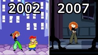 Evolution of Kim Possible Games (2002-2007)