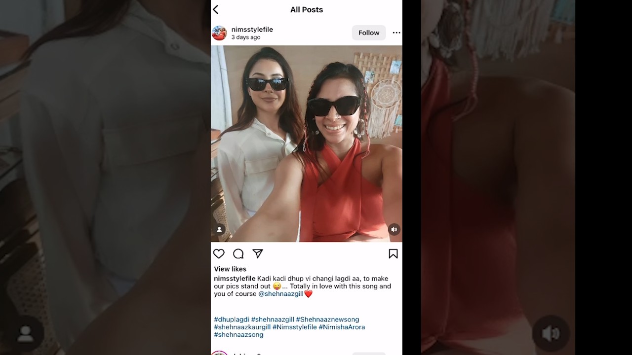 Shehnaaz Unseen Selfie with Nims Style File... 