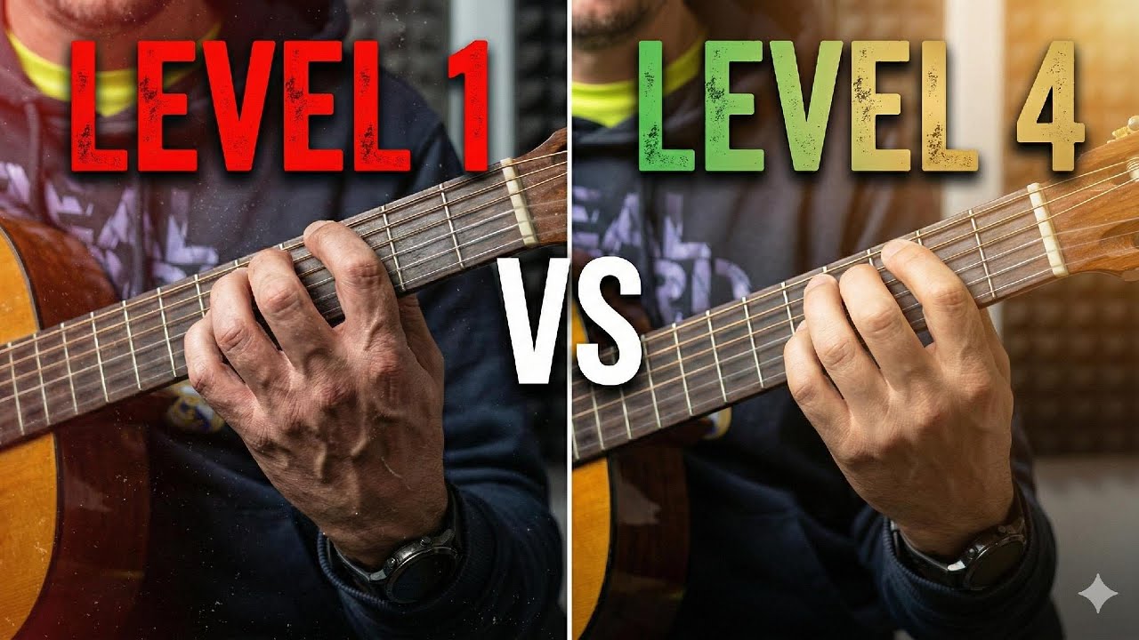 I found out there are 4 Levels of the F Chord | Guitar Day 27
