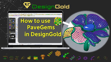 How to use PaveGems in DesignGold | Rhino 3D | Matrix |  Pavé Gem setting |  to zbrush | Pavé Pongs
