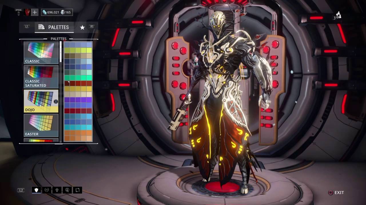 Warframe Oberon Fashion frame Showcase YouTube