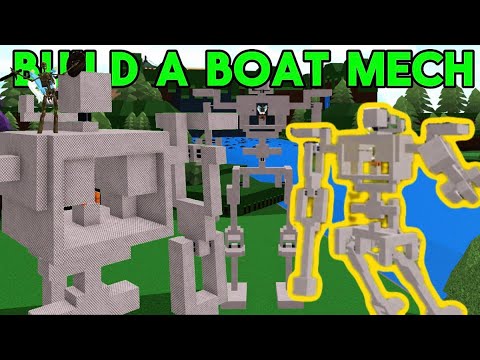 How to make your own Mech in Build a Boat - YouTube