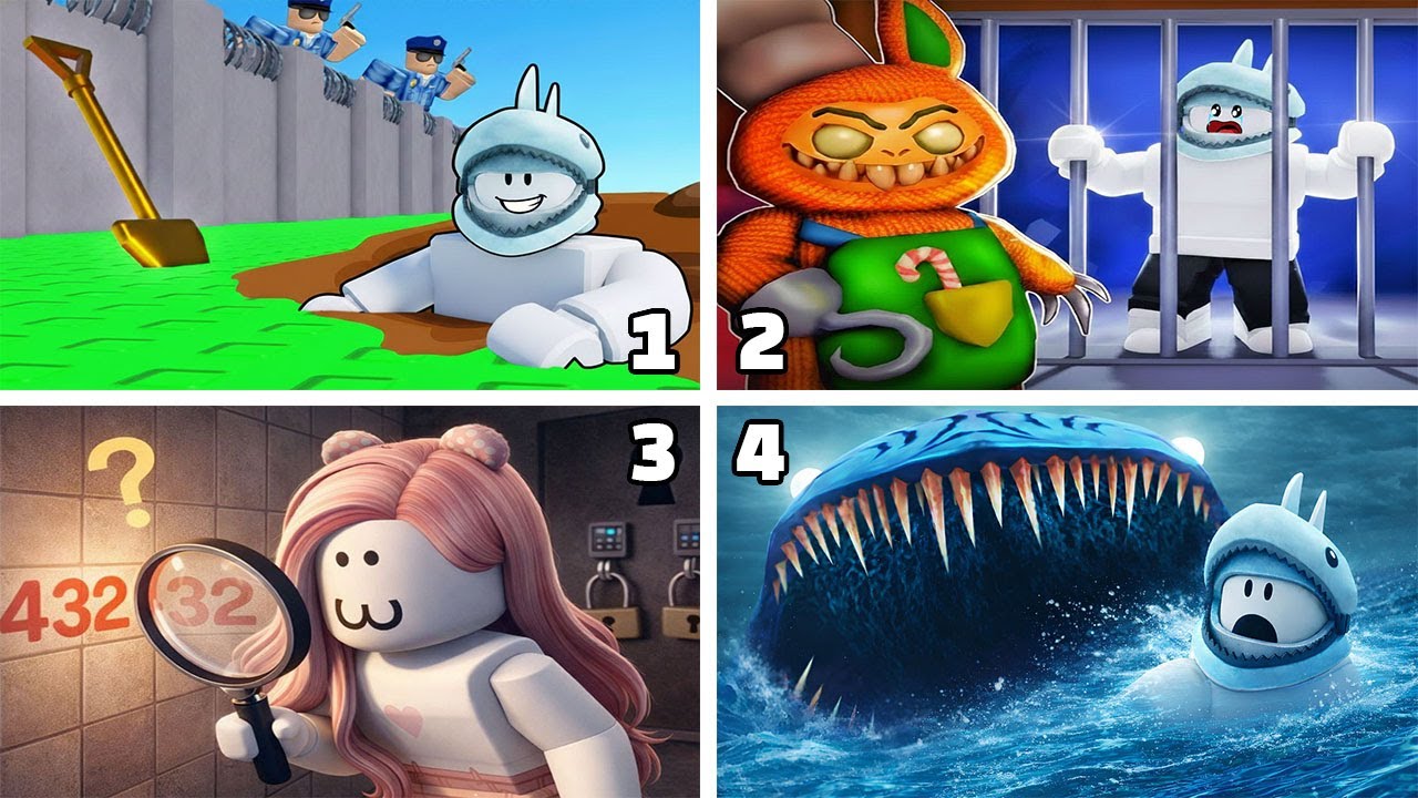 [로블록스] 진짜 역대급으로 재밌었던 로블 탈출 게임들 모음!! (Escape games) - 민또 경또 -