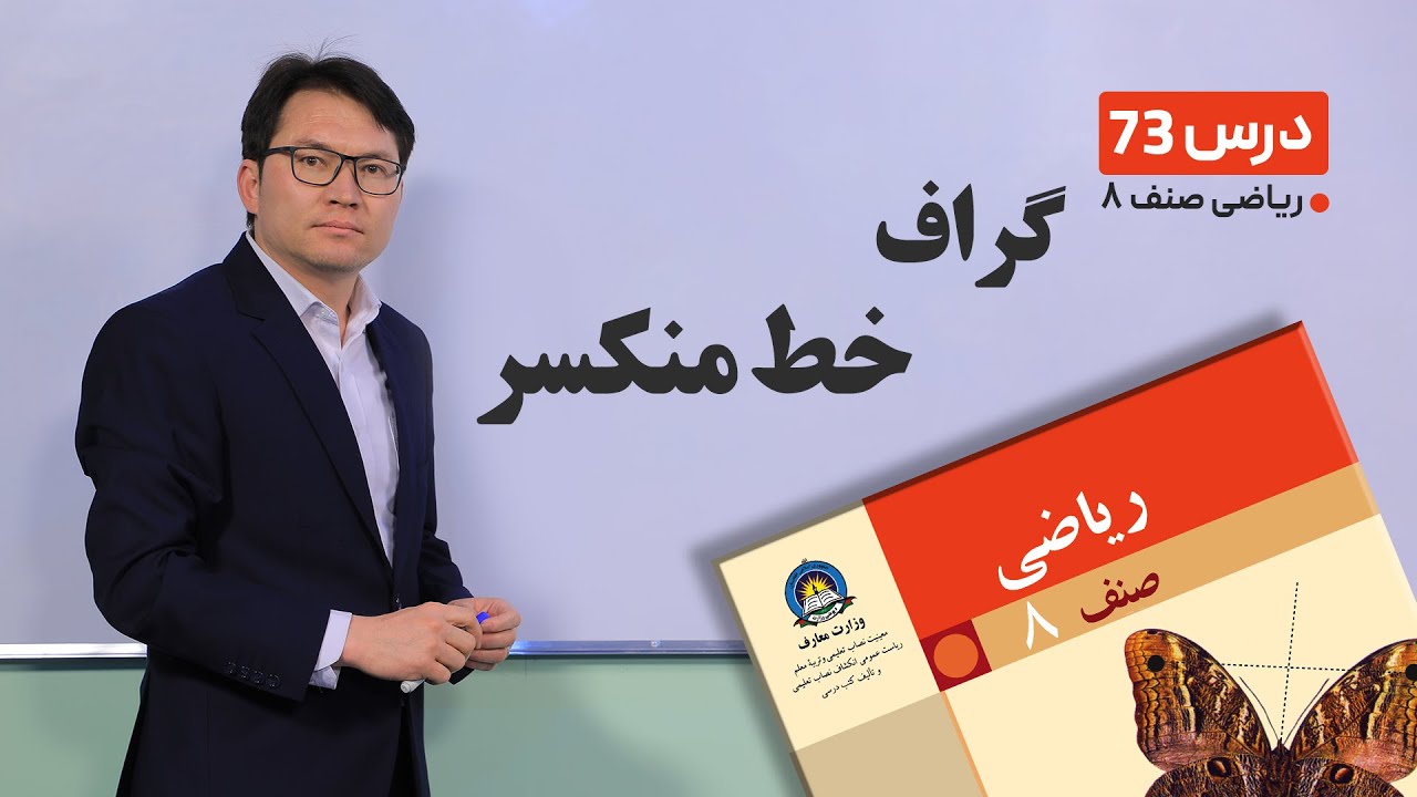 ریاضی صنف هشتم - جلسه هفتاد وسوم-موضوع:  گراف خط منکسر -20-6-1401