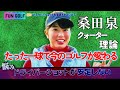 桑田泉のクォーター理論１-１　たった１球でドライバーの悩みが解決します
