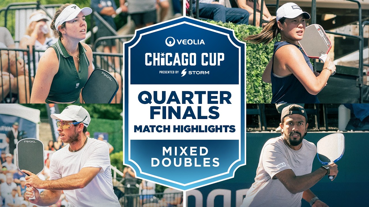 Johnson/Johnson vs Wang/Bhatia | Top Moments | Mixed Doubles Quarterfinal | PPA Tour Chicago Cup