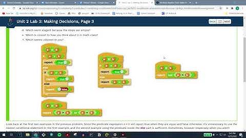 Unit 2 Lab 3: Making Decisions, Page 3 Pseudocode