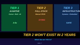 The 3 Tiers of Software Development in 2026 — And Why Tier 2 Won't Exist in 2 Years