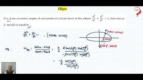 If α , β are eccentric angles of end points of a focal chord of the ellipse x^2