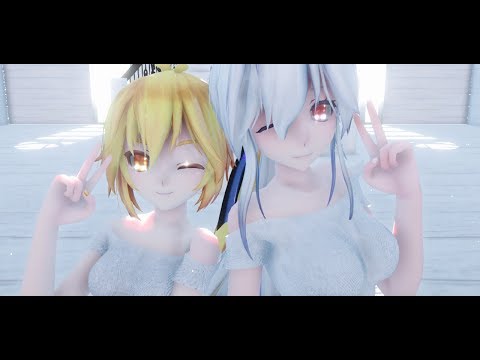 【MMD】Patchwork Staccato/ツギハギスタッカート【Haku • Neru】
