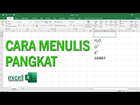 Video: Cara Menaikkan Pangkat Di Excel