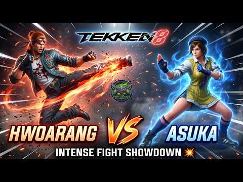 Hwoarang vs Asuka 🔥 Brutal Combos & Counters | Tekken 8 Battle #tekken8 #tekken @PiratedGamer