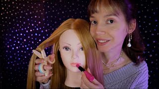 ASMR | Maquillage et coiffure avec des jouets, comme en enfance 🍬