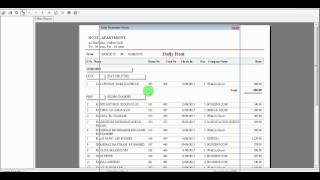 Night  Audit End Of Day , Hotel Management System