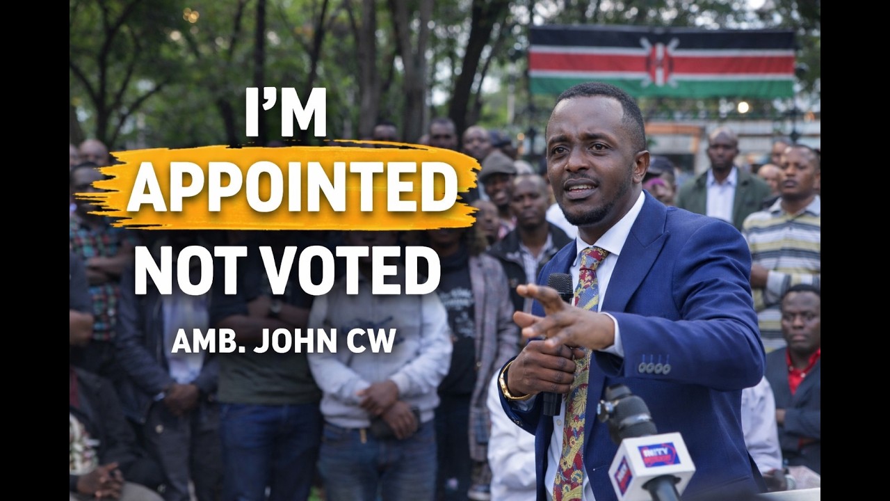 I’m Appointed, Not Voted | Amb. John CW