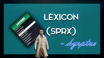 Lexicon (Sprx) (1.0.2) (Best Mod Menu) - Grand Theft Auto V (HD)