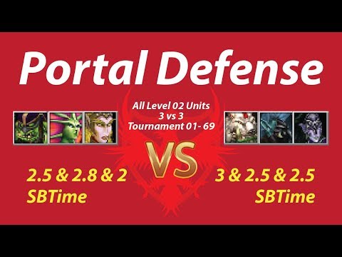 (Portal Defense-3V3T01-75) O-S-A vs S-I-S (Fully Upgrade) 1080p