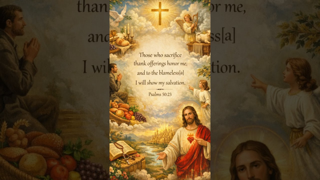 திபா 50: 8-9. 16bc-17. 21,23 (பல்: 23) #dailypsalms #tamilchristiansongs #catholic #jesus #blessings