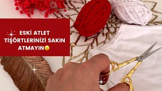 Eski Atlet Ve Tişörtlerinizi Sakin Atmayin Penye İp Yapıyoruz