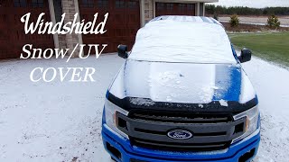 Proadsy Windshield Snow/Sun UV Cover | Tested In Snow/Freezing Rain