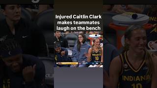 Injured Caitlin Clark makes team laugh Indiana Fever WNBA women s basketball NBA