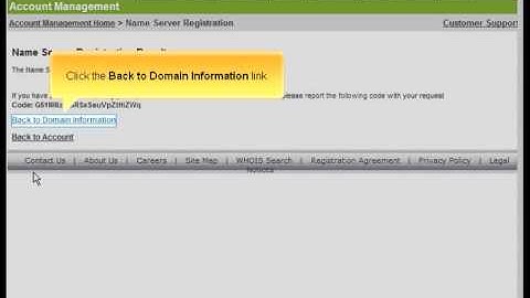 Dotster.com Registering name servers by Host4Go Tutorials