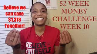 Saving Challenge 2021 | 52 Week Money Challenge with a Twist | Let's Save Together | Week 10