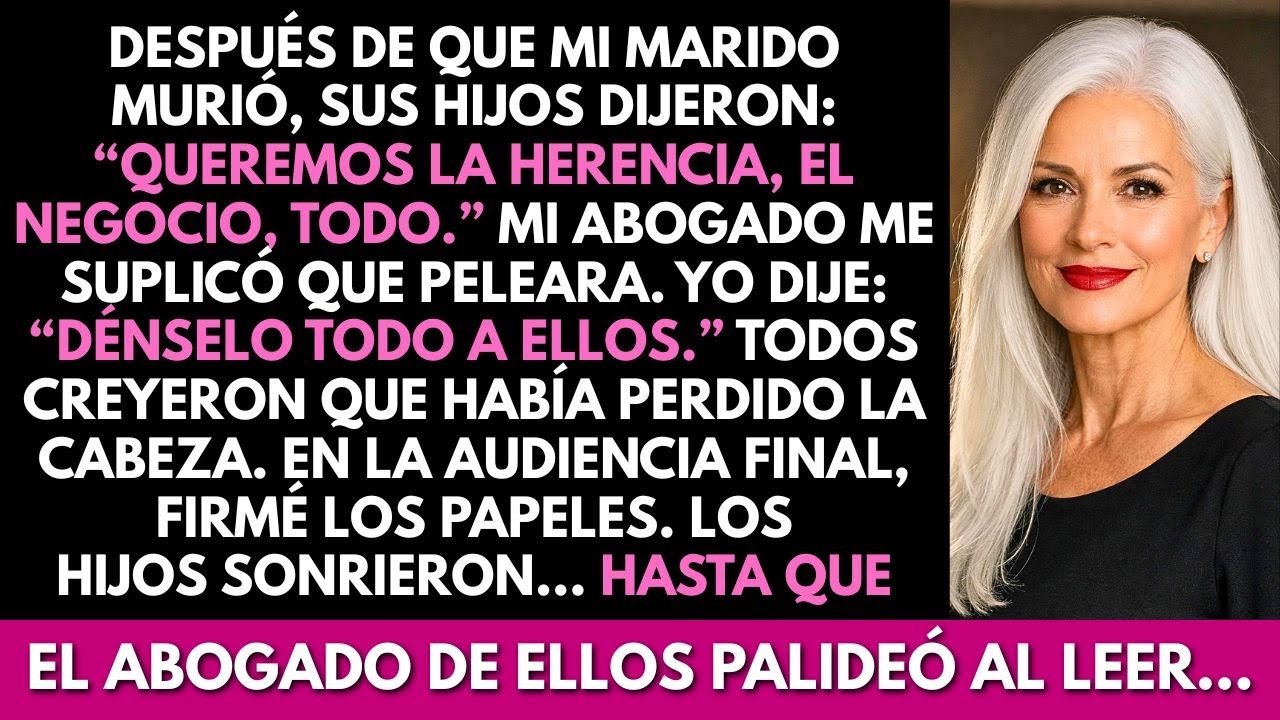 Di a los herederos codiciosos justo lo que querían. Su abogado leyó una frase y se quedó paralizado…