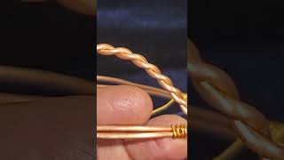 making my Crystal Copper Wrapped Crown 👑