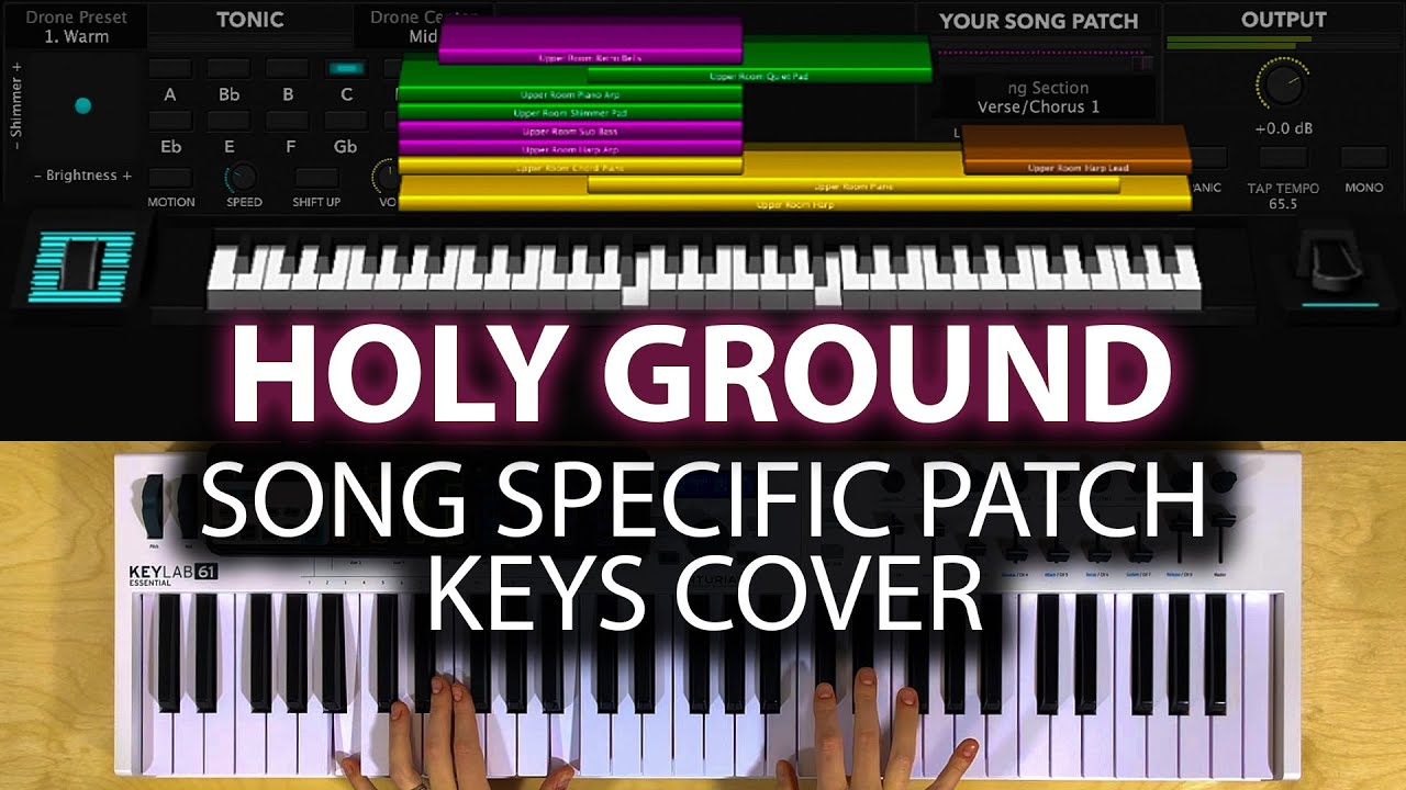 Holy Ground MainStage patch keyboard cover- Passion