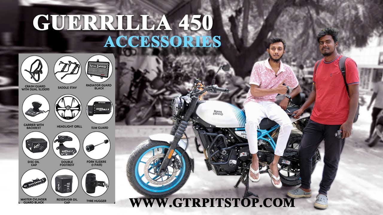 Essential Accessories for the Royal Enfield Guerrilla 450 AT GTR PITSTOP 