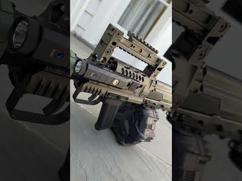 The @itpairsoft GROZA 12 with a DRUM MAG??? #airsoft #notreal