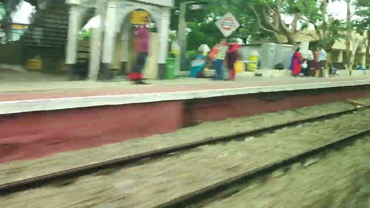 22625 Double Decker Express skipping Walajah Road railway station