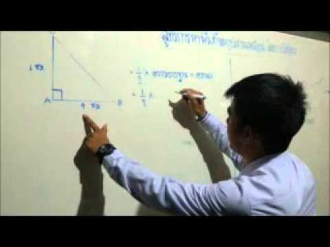 หาพื้นที่สามเหลี่ยมหน้าจั่ว New สูตรการหาพื้นที่ของรูสามเหลี่ยม โดยวิธีการใช้สูตร
