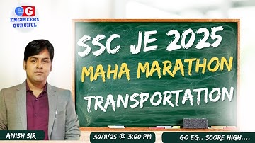 Transportation Engineering in 1 Shot | Quick Revision for AE/JE/GATE | Civil Engg