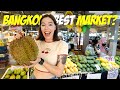 You must visit this bangkok thailand market  thai street food durian seafood or tor kor market