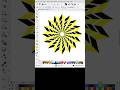 3D shape design using polygon tool in CorelDRAW | 3D flower design | Coreldraw tips &amp; tricks
