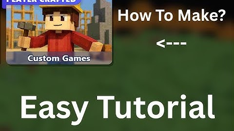 How To Create A Custom Game In Bloxd.io