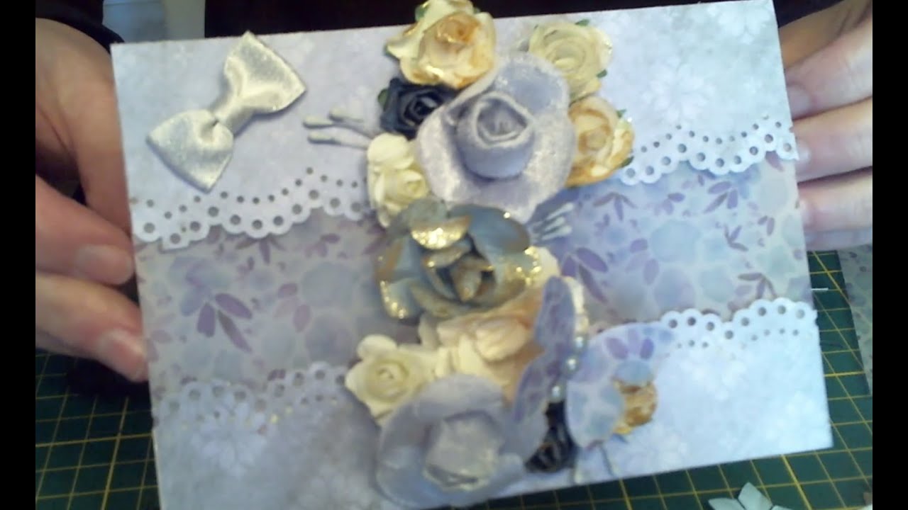 Tuto carte 100% ACTION ( avec papier Vellum)