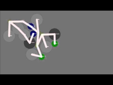 Graph based game level generation early demo #2