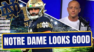 Notre Dame Beats Navy - Sam Hartman Has ARRIVED (Late Kick Cut)