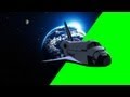 Space Shuttle Fly By - free green screen - free use