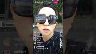 20170913 Flowsik (@jayflowsik) IG Live Stream while Photoshooting in NY