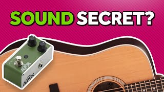 Acoustic guitar sound secret? Adding a compressor pedal to your setup