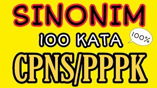 Persiapan Cpnspppk 100 Sinonim Persamaan Kata